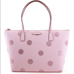 Pink Glitter Polka Dot KATE SPADE Purse ♠️